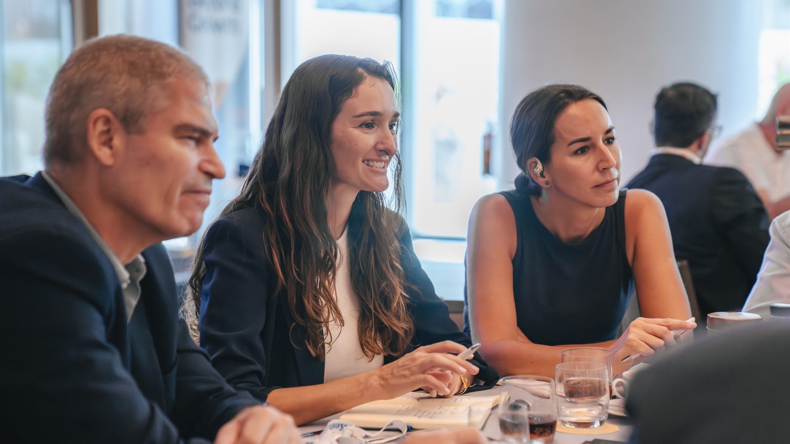 Corporate speaker session captured on-site